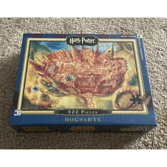 Harry Potter Hogwarts 500 Piece Jigsaw New York Puzzle Company BRAND NEW Sealed - Picture 1 of 7